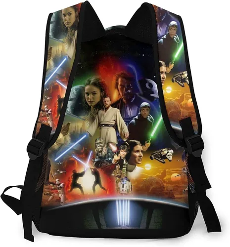 Vista 4 de Casual Backpack Durable Water Resistant Bookbag Shcool Bags For Teens