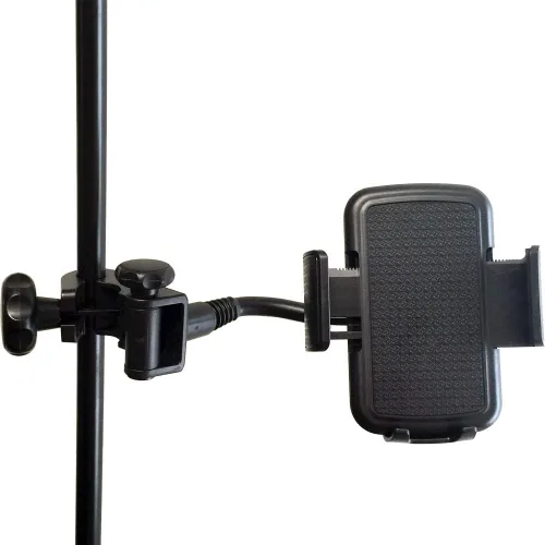 Vista 6 de Accessory Basics Soporte de micrófono de música para teléfono inteligente con múltiples ángulos giratorios de 360° para iPhone 15 16 17 Pro Max Plus