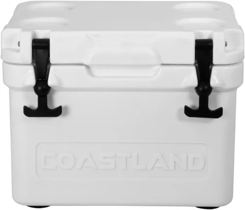 Vista 16 de Coastland Bay Series Cooler Premium - Enfriador rotomoldeado aislado para uso diario, pequeño baúl de hielo para espacios reducidos