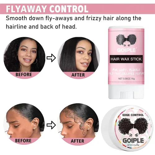 Vista 7 de Pegamento de peluca de 1.34 onzas, pegamento de peluca impermeable con encaje frontal para pelucas con herramientas y varilla de cera para cabello