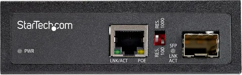 Vista 3 de StarTech PoE+ - Convertidor de medios de fibra industrial a Ethernet