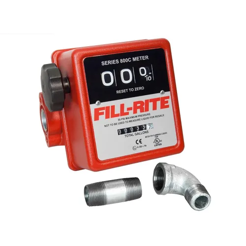 Vista 5 de Medidor de flujo, 50 PSI, 20 GPM, 1 en., Mecánico