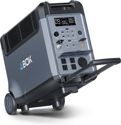 Vista 12 de ABOK Ark3600 Portable Power Station with 3×200W Solar Panels