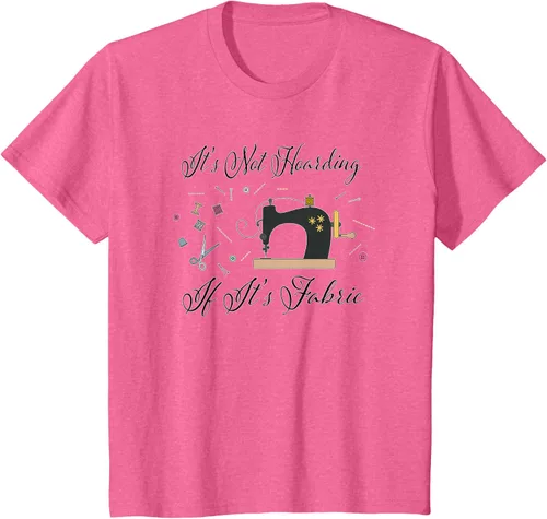 Vista 65 de It's Not Hoarding If Its - Camiseta de costura para acolchado, Blanco, S