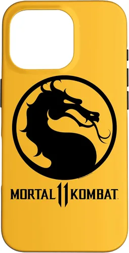 Vista 20 de Mortal Kombat 11 Dragon Black Logo Case for iPhone 17