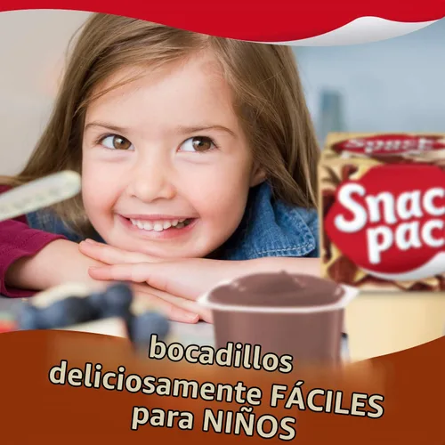 Vista 8 de Snack Pack Paquete familiar de tazas de pudín con sabor a chocolate y vainilla, 12 tazas de pudín