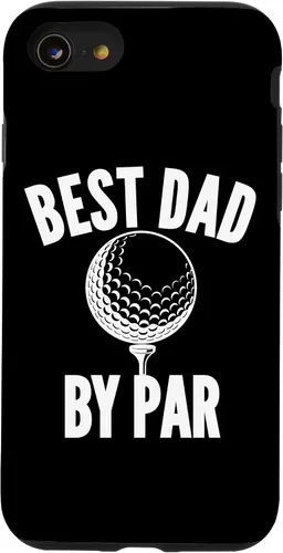 Vista 13 de iPhone 15 Best Dad by Par Golf Golfing Daddy Cute Funny Saying Case