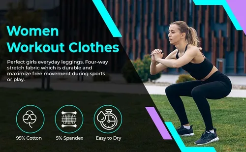 Vista 4 de X Women's 2 Pack Joggers Ultra-Soft Lounge Joggers Athletic Yoga Pants with Pockets & Drawstring Black