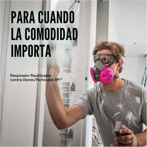 Vista 5 de 3M respirador y eliminador de moho y de plomo, tamaño medio
