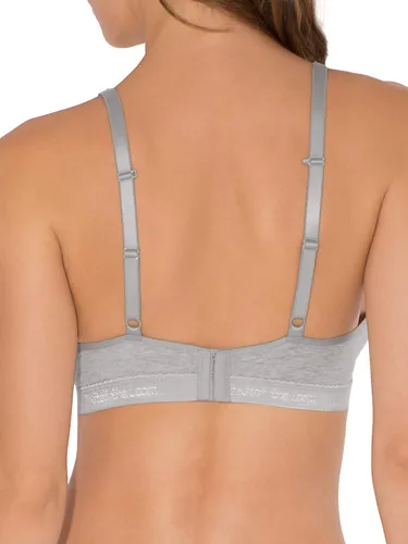 Vista 3 de Fruit of the Loom Bralette de algodón sin aros para mujer