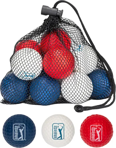 Vista 6 de Franklin Sports PGA TOUR - Pelotas de golf de espuma para interiores y exteriores, pelotas de golf de espuma para niños y adultos, vuelo limitado