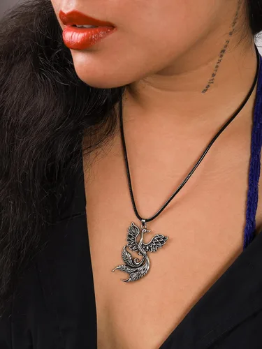 Vista 6 de HAQUIL Collar con colgante de tótem de animales de la naturaleza antigua, regalo de joyería para mujeres