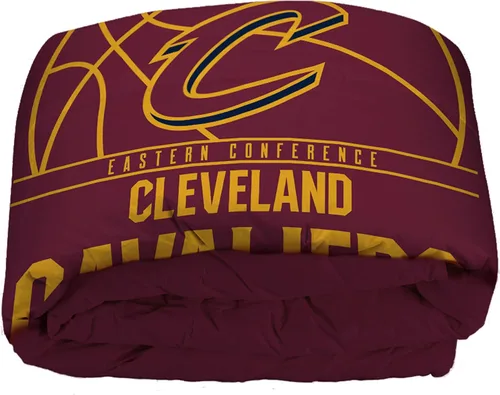 Vista 4 de Northwest NBA Unisex-Adult Comforter and Sham Set Golpe inverso