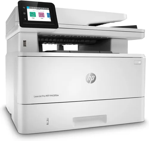 Vista 7 de HP LaserJet Pro MFP M428fdw Impresora inalámbrica monocromática todo en uno con Ethernet integrado e impresión de 2 caras, funciona con Alexa