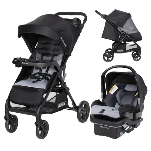 Vista 9 de Sistema de viaje Baby Trend Passport Cargo (con asiento de auto para bebé EZ-Lift™ Plus), Bambú Negro