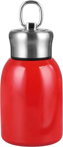 Vista 10 de Mini botella de agua aislada al vacío de acero inoxidable para bebidas frías y calientes, taza de café de viaje 10.2 oz /10.1 fl oz (negro)