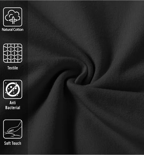 Vista 5 de Pudolla Pantalones deportivos de algodón para hombre con bolsillos tipo cargo, parte inferior abierta, pantalones de yoga para hombre, pantalones