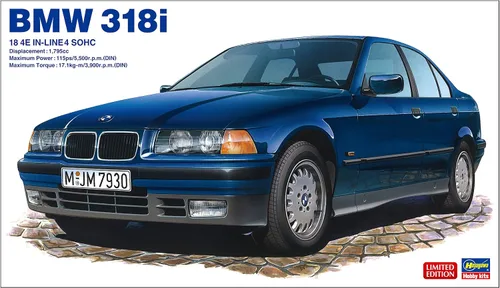 Vista 3 de ハセガワ Hasegawa 1/24 620320 BMW 318i Modelo Kit