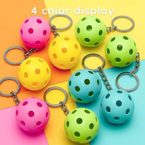 Vista 4 de Juego de llaveros de pickleball 8162448 - Regalos únicos divertidos para mujeres, hombres y amantes - Accesorios de equipo a granel para recuerdos