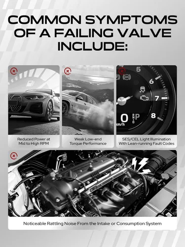 Vista 4 de Válvula de control del corredor del colector de admisión de aire YHTAUTO para BMW E46 E39 E60 E83 Compatible con E85 325i 325Ci 325xi 525i X3 Z4