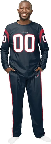 Vista 15 de FOCO NFL mens Nfl Team Logo Gameday Ready Jersey Pajama Set