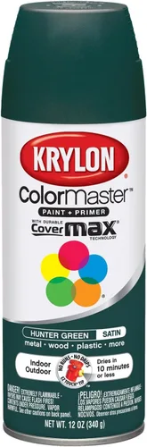 Vista 18 de Krylon K05160202 ColorMaster Pintura + imprimación, plana, negro, 12 onzas