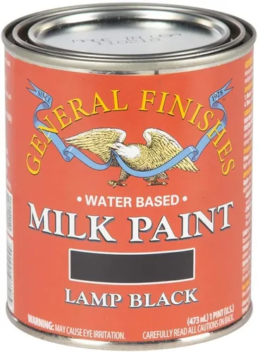 Vista 25 de General Finishes Pintura de leche a base de agua, 1 pinta, blanco antiguo
