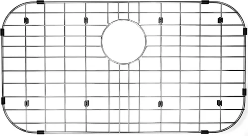 Vista 12 de Rejilla de fregadero grande, protector de fregadero para fregadero de cocina, 18-1/8 pulgadas de largo x 13-3/8 pulgadas de ancho, rejilla