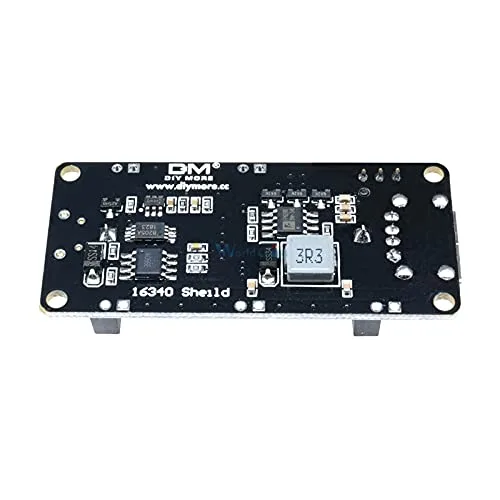 Vista 6 de Dual Output Micro USB 3.3V 5V 16340 Power Bank Módulo de carga de batería Soporte de batería recargable Tablero cargador de batería de litio