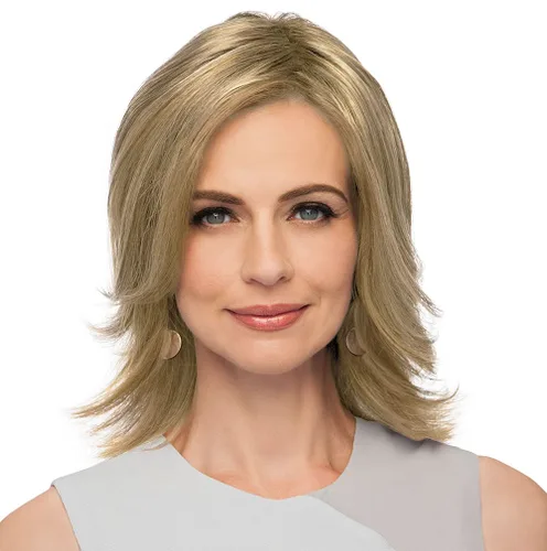 Vista 6 de Top Perfect Hair Topper Color GL 33-130 SANGRIA - Pelucas Gabor de 10 pulgadas de largo clip en Flexlite sintético oculta el cabello adelgazante