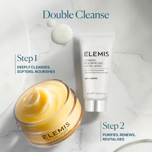 Vista 6 de ELEMIS Lavado Facial Dynamic Resurfacing, Lavado Facial Exfoliante Anti-Envejecimiento y Gel Limpiador Enzimático para Todo