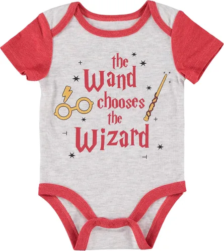 Vista 2 de Harry Potter Baby Boys Bodysuit Jogger Pants 3 Piece Set