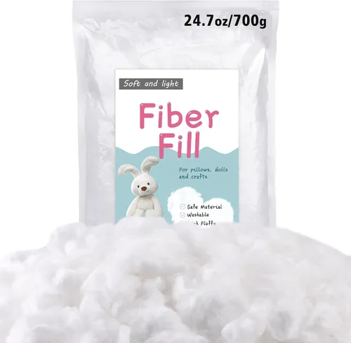 Vista 14 de LOKUNN Fibra de poliéster de 2.12 oz/60 g, relleno de fibra de poliéster (2.12 oz ~ 3.97 libras), relleno para animales de peluche, relleno
