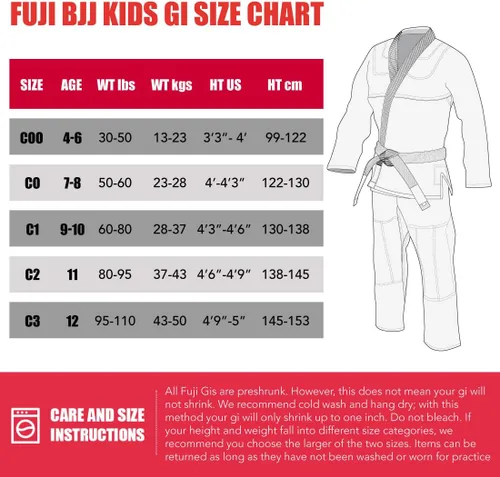 Vista 2 de FUJI All-Around Brazilian Style Jiu Jitsu Uniform