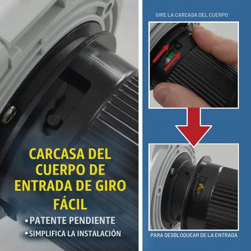 Vista 4 de Conntek Entrada de alimentación marina RV de 30 amperios y 125 voltios, acero inoxidable