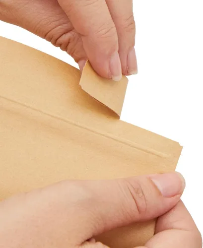 Vista 4 de Bolsas de pie de papel Kraft, bolsas sellables para ventana transparente para embalaje (7 x 10 pulgadas, 120 unidades) – Bolsas de pie sellables