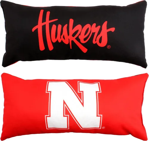 Vista 27 de College Covers Everything Comfy Arkansas Razorbacks Almohada Bolster de Viaje Pequeña Decorativa de 2 Lados 16 x 6 pulgadas