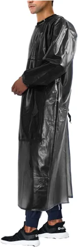 Vista 4 de SUJAN Traje Antisalpicaduras Delantal Impermeable Resistente a Químicos, Mono de PVC de Manga Larga Splash suit, chemical resistant smock, safety