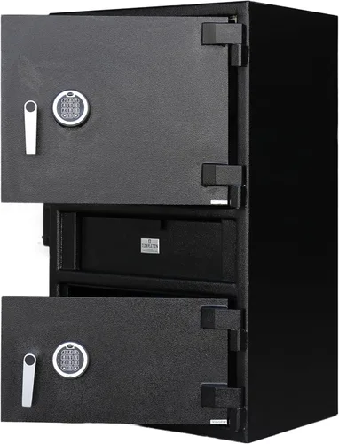 Vista 5 de T871 Caja fuerte de depósito de 2 puertas, teclado doble, 6.44 CBF