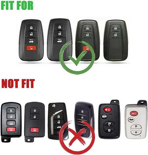Vista 2 de Carcasa protectora de aleación de zinc para Toyota Camry RAV4 Highlander C-HR Prius Corolla Avalon GT86, Gris