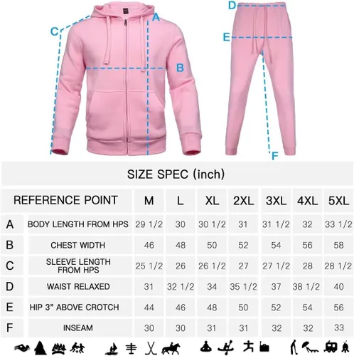 Vista 6 de Chándal para hombre, chamarras y pantalones de 2 piezas