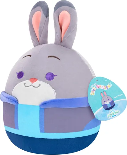 Vista 3 de Squishmallows Peluche original de Disney Zootopia 2 Judy Hopps de 8 pulgadas (pequeño)