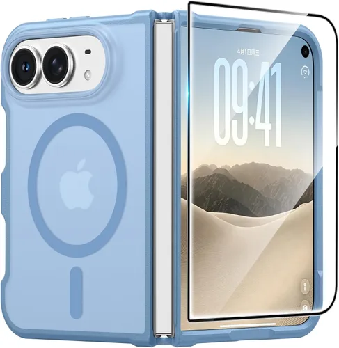 Vista 96 de FNTCASE - Funda para iPhone 16, apta para Magsafe, color blanco