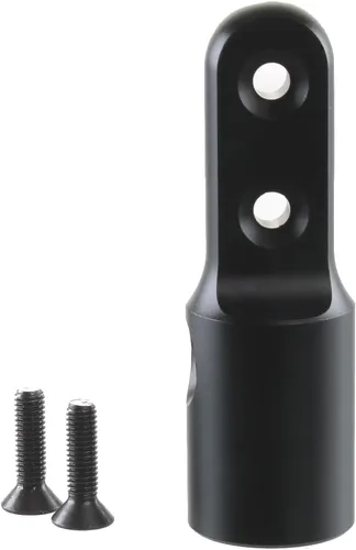 Vista 5 de Paintball estándar negro ASA Duckbill 1 puerto para co2 y hpa + tornillos