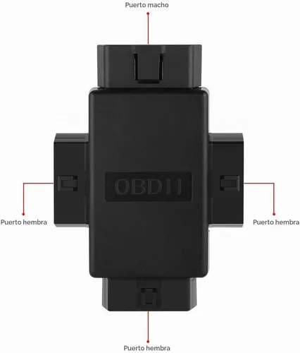 Vista 6 de iKKEGOL Bolsillo OBD2 OBDII Full 16 Pin macho a 3 hembra 1 a 3 OBD Cable Divisor Convertidor Adaptador para Diagnóstico Extensor