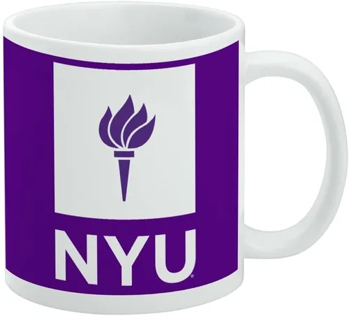 Vista 431 de Taza de cerámica con el logotipo principal de la Universidad Rider, taza de regalo novedosa para café, té y bebidas calientes, 11oz, blanca
