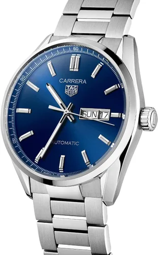 Vista 2 de TAG Heuer Reloj automático Carrera - Diámetro de 1.614in WBN2012.BA0640, Azul Patchwork, 41 mm, Clásico