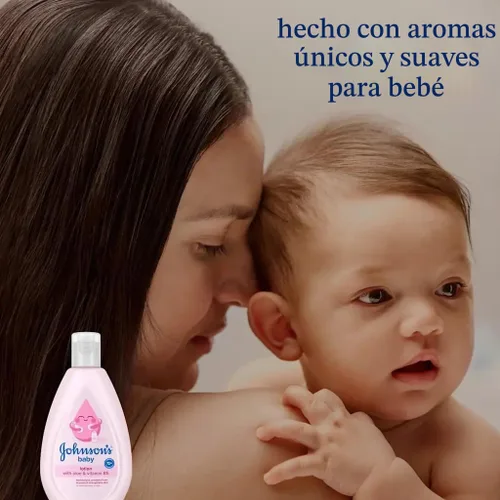 Vista 6 de Johnson's Baby Lotion Tamaño de Viaje 1.7 oz (50ml) - Paquete de 3