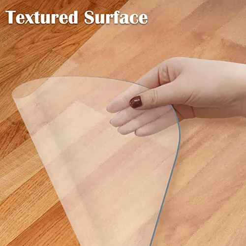 Vista 6 de Alfombrillas para sillas de suelo duro, 0.059 in de grosor, protector de mesa transparente para mesa de comedor, protector de mesa de plástico