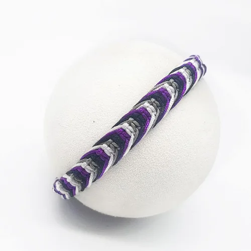 Vista 7 de LAMIBEE Pulsera tibetana con diseño de pansexualidad bisexual LGBT Proud Love Brazaletes de cuerda de amuleto y bohemio para mujeres y hombres